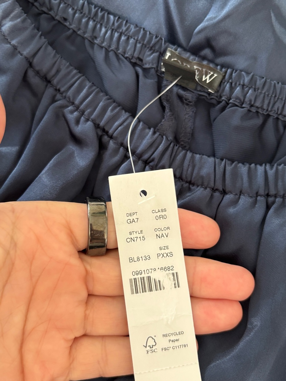 J.Crew Petite Cosmo Pant in luster charmeuse - Picture 7 of 7